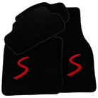 Black Floor Mats for Mini Cooper / One F56 3-doors (2014-2023) - AutoWin