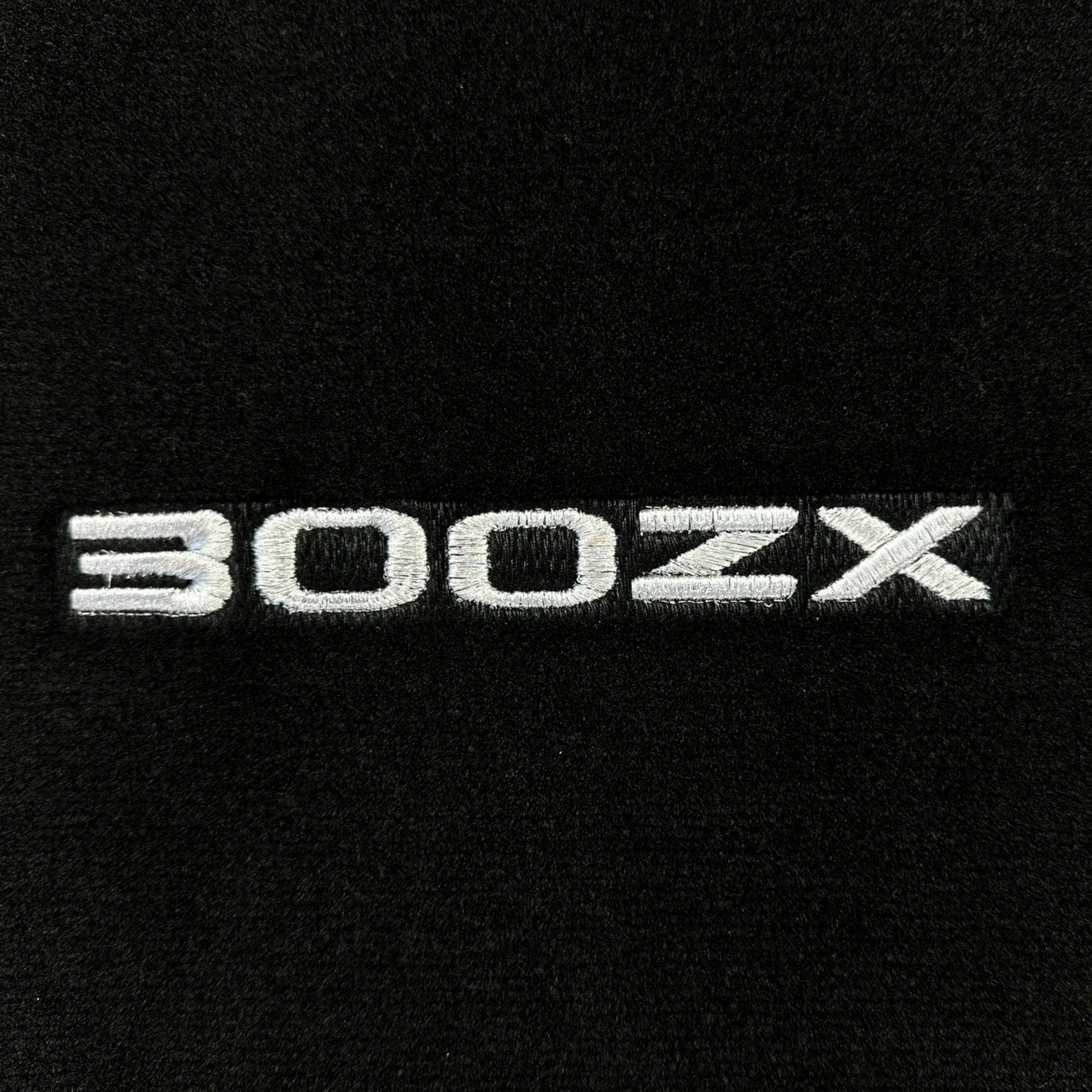 Black Floor Mats For Nissan 300ZX (1990-2000) Beige Trim - AutoWin