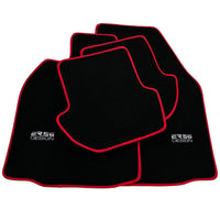 Black Floor Mats for Porsche 911 - 997 (2004-2012) ER56 Design - AutoWin