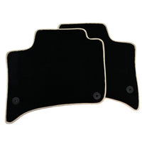 Black Floor Mats for Porsche Cayenne (2010-2018) ER56 Design - AutoWin