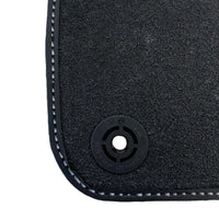 Black Floor Mats for Porsche Taycan (2019-2023) - AutoWin