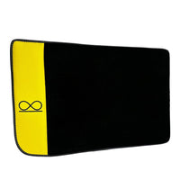 Black Floor Mats For Rolls Royce Black Badge Cullinan Yellow Leather - AutoWin