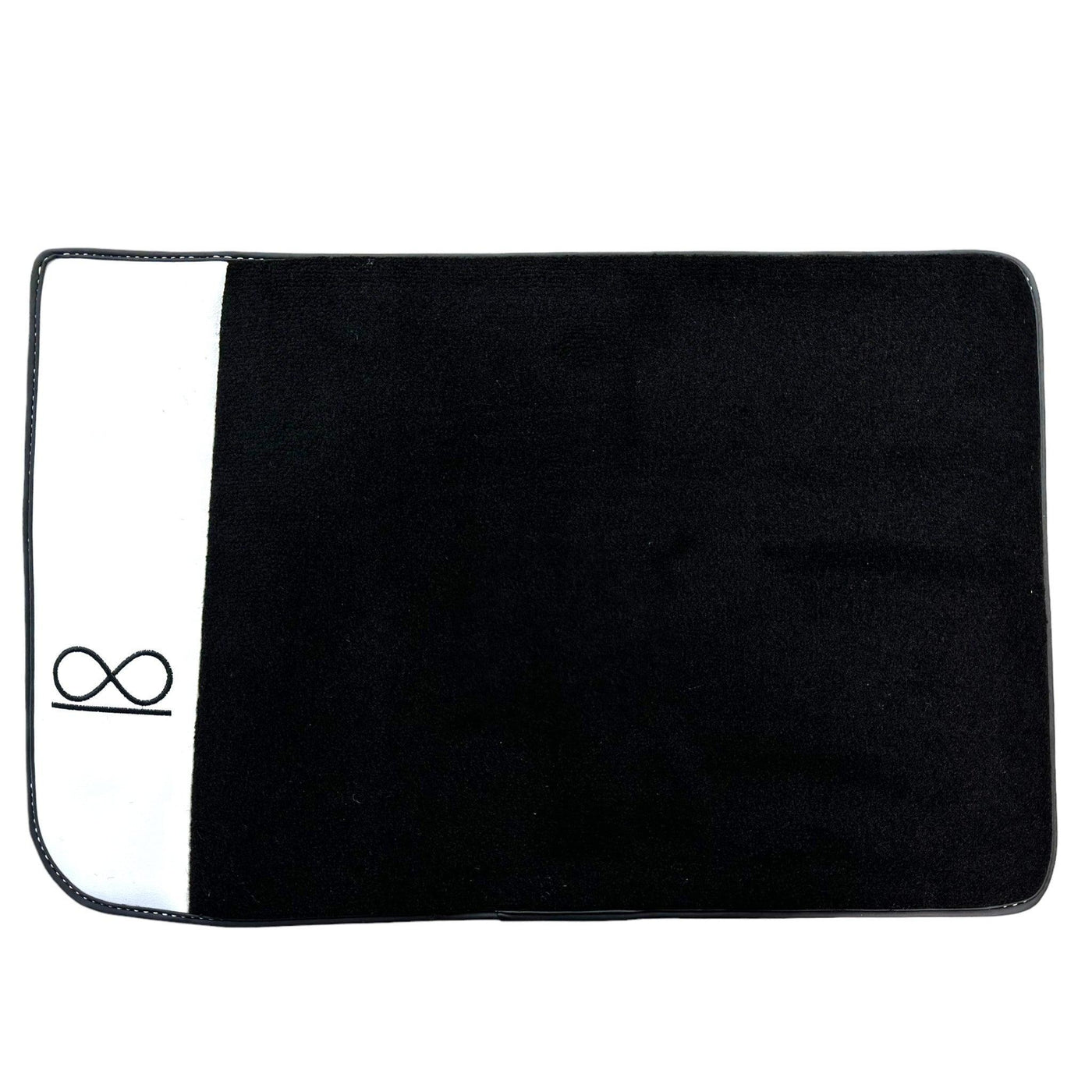 Black Floor Mats For Rolls Royce Spectre (2023-2024) White Leather - AutoWin