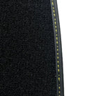Black Floor Mats For Rolls Royce Spectre (2023-2024) Yellow Leather - AutoWin