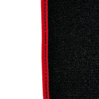 Black Floor Mats for Toyota Camry (1997-2001) with Red Trim - AutoWin