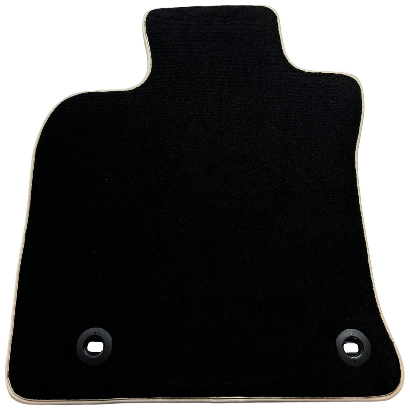 Black Floor Mats for Toyota Camry (2017-2023) Beige Trim - AutoWin