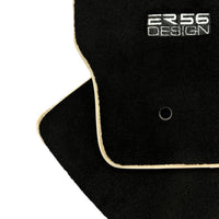 Black Floor Mats For Toyota Corolla E15 (2007-2014) ER56 Design - AutoWin