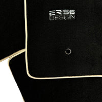 Black Floor Mats For Toyota Corolla Verso (2004-2009) ER56 Design - AutoWin