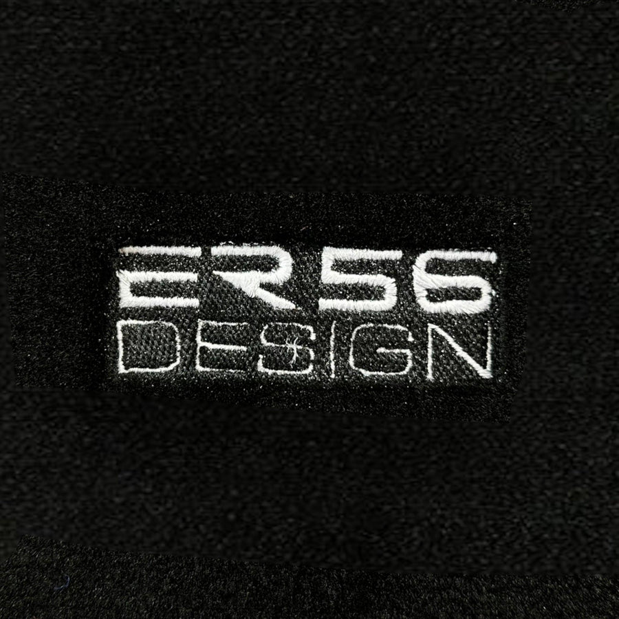 Black Floor Mats For Toyota Land Cruiser 200 (2008-2012) Beige Trim | ER56 Design - AutoWin