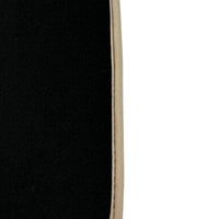 Black Floor Mats For Toyota Land Cruiser 90 (1997-2003) | Beige Trim - AutoWin