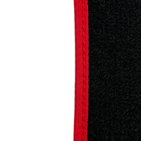 Black Floor Mats for Toyota Prius (2009-2012) with Red Trim - AutoWin