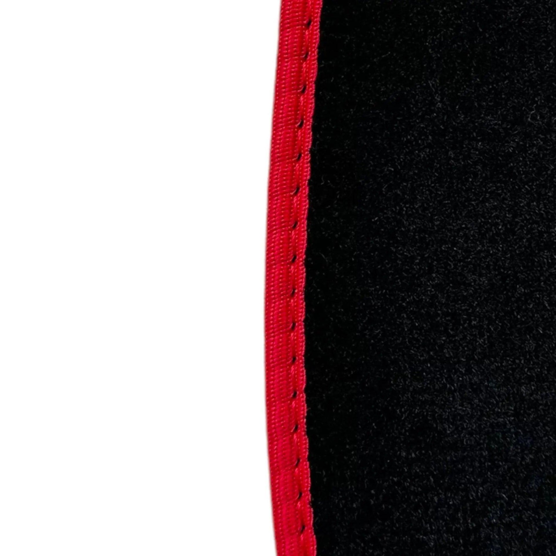 Black Floor Mats for Toyota Prius (2009-2012) with Red Trim - AutoWin