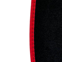 Black Floor Mats for Toyota Prius (2009-2012) with Red Trim - AutoWin