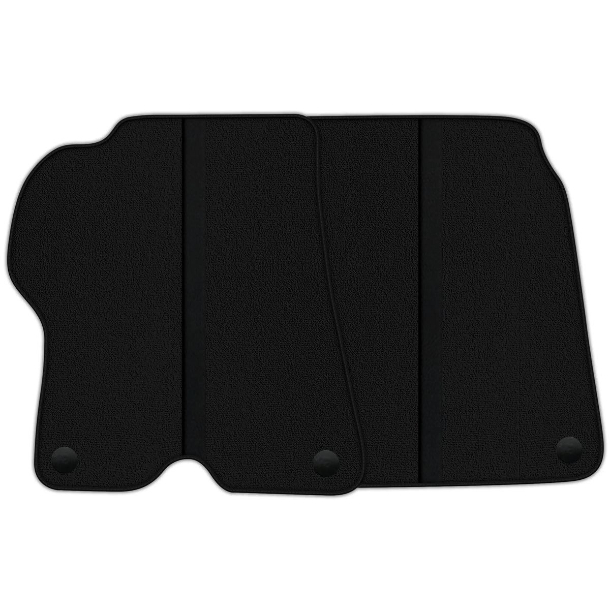 Black Floor Mats with Leather Line for Ferrari California (2008-2014) - Various Colors