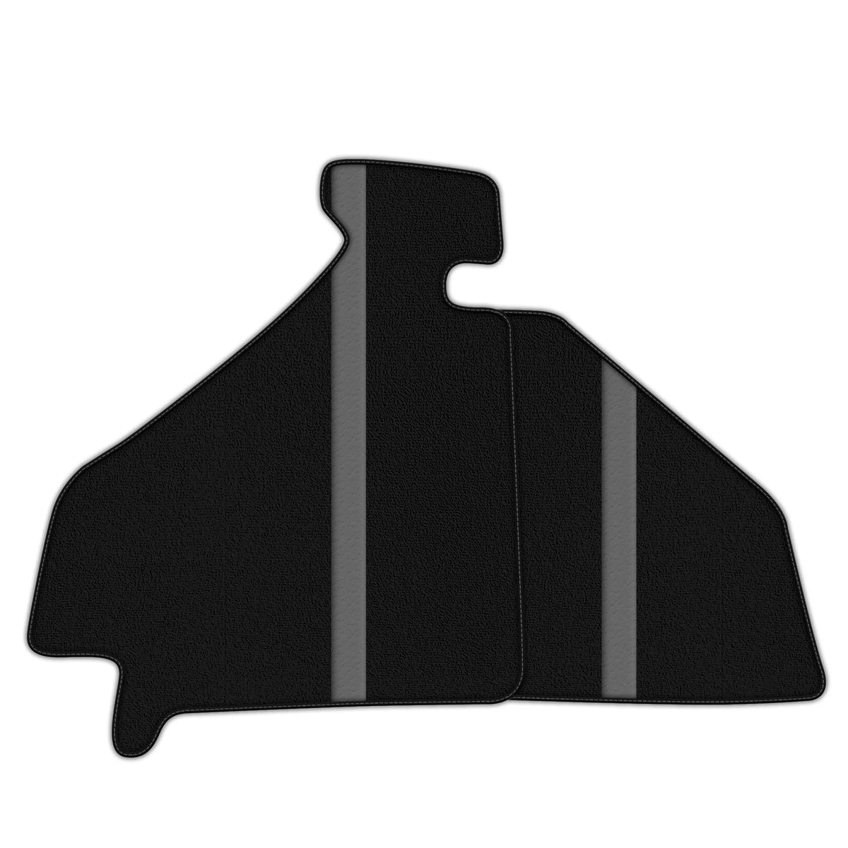Black Floor Mats with Leather Line for Ferrari F355 (1994-1999) - Various Colors