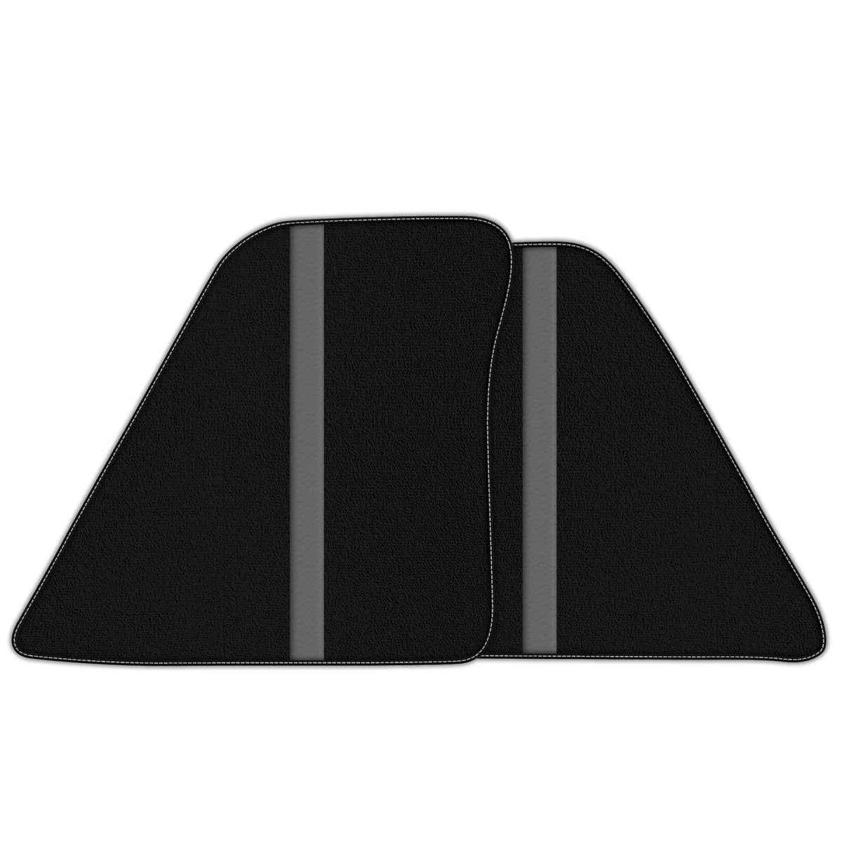 Black Floor Mats with Leather Line for Ferrari SF90 Stradale (2019-2024) - Various Colors