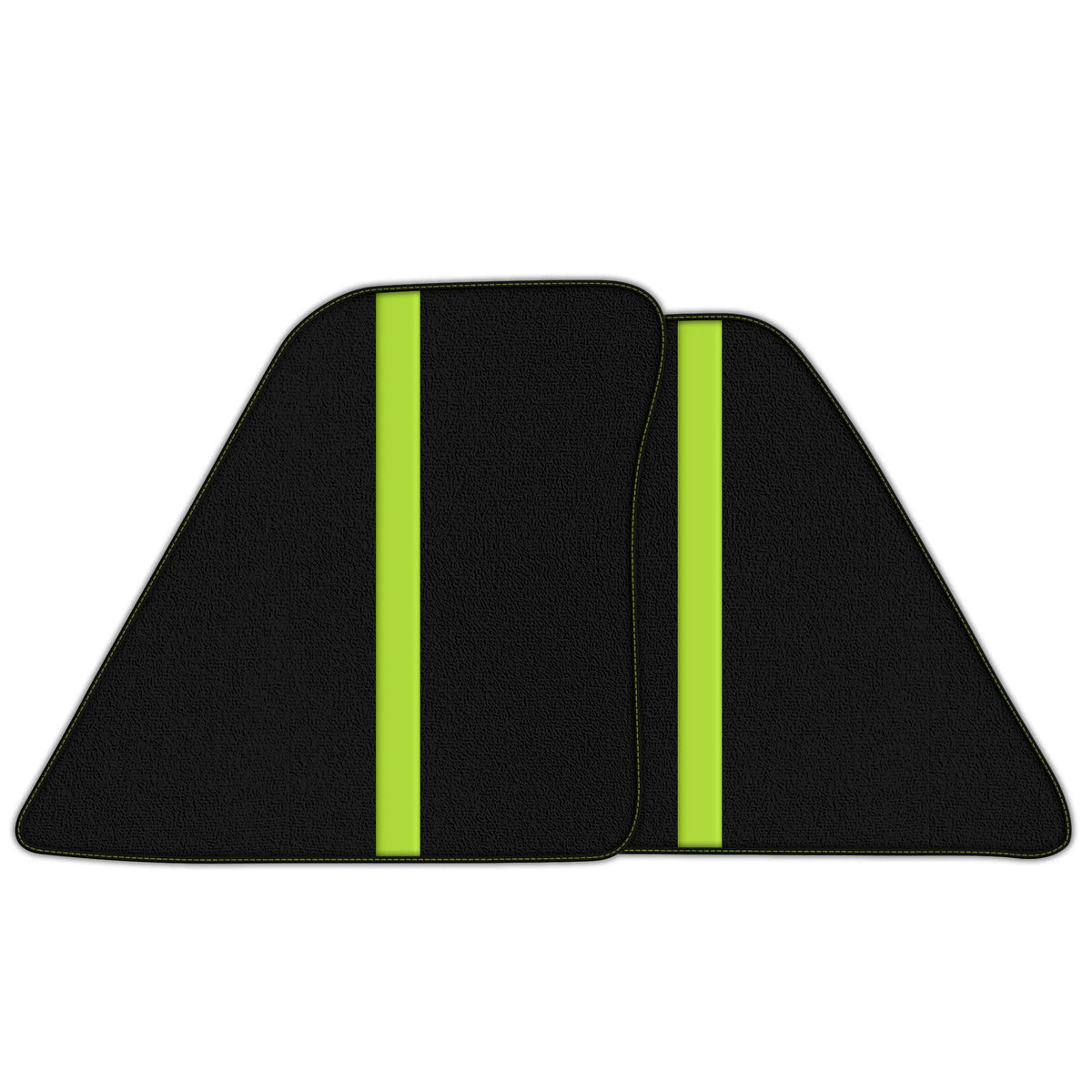 Black Floor Mats with Leather Line for Ferrari SF90 Stradale (2019-2024) - Various Colors