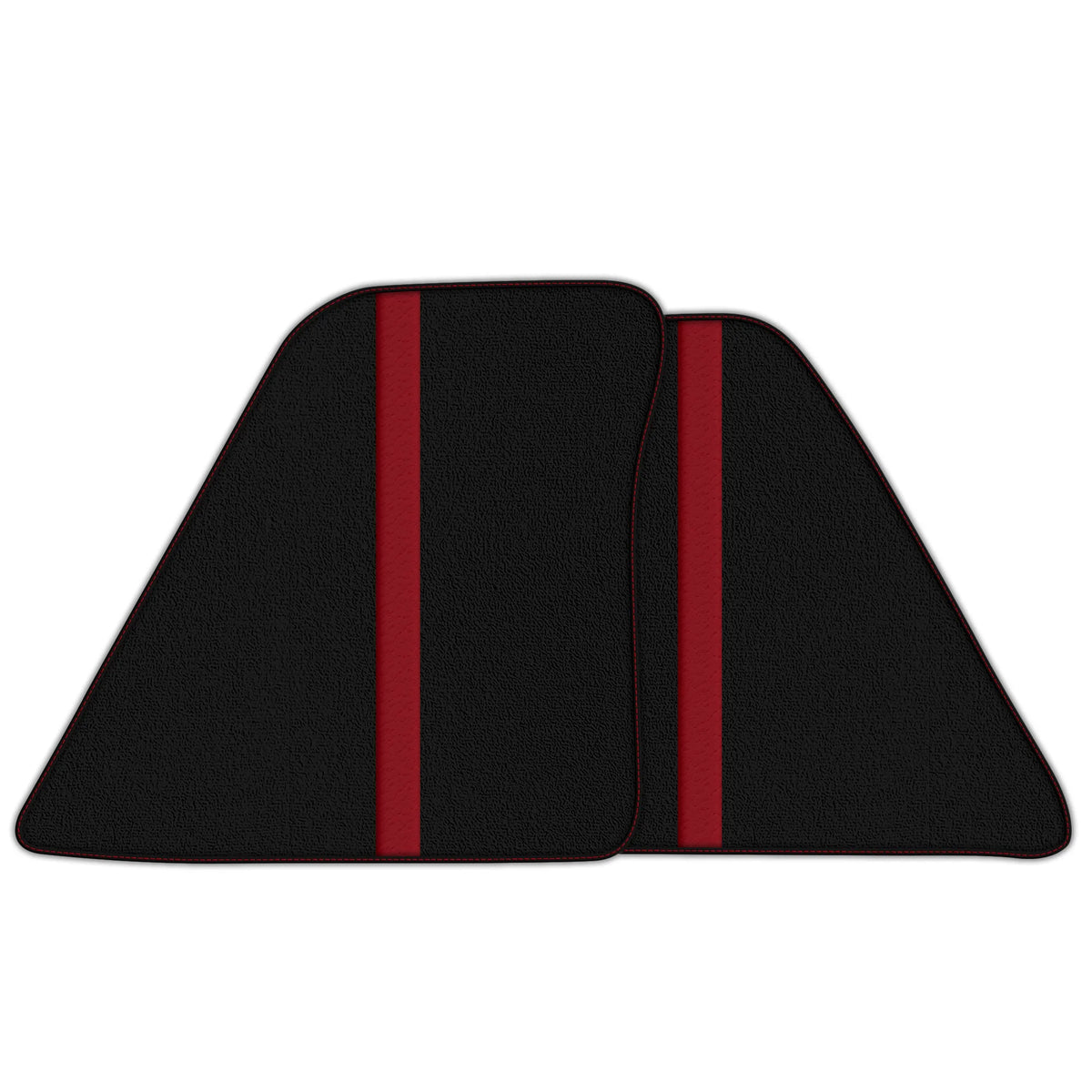 Black Floor Mats with Leather Line for Ferrari SF90 Stradale (2019-2024) - Various Colors