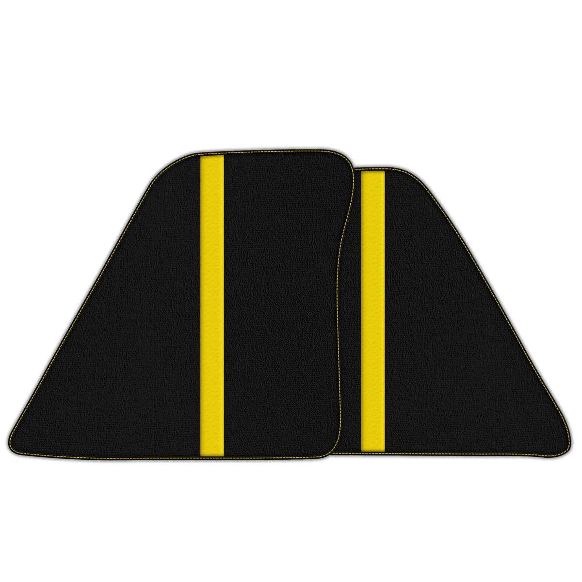 Black Floor Mats with Leather Line for Ferrari SF90 Stradale (2019-2024) - Various Colors