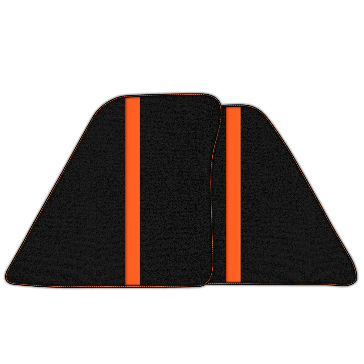 Black Floor Mats with Leather Line for Ferrari SF90 Stradale (2019-2024) - Various Colors