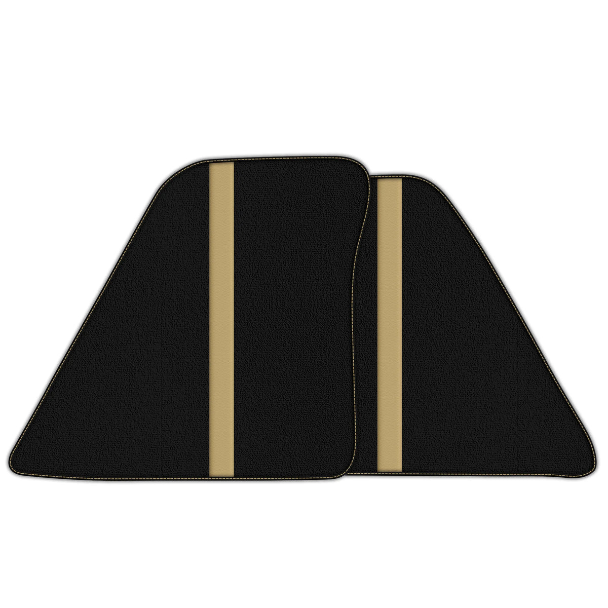 Black Floor Mats with Leather Line for Ferrari SF90 Stradale (2019-2024) - Various Colors