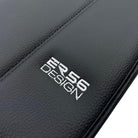 Black Leather Floor Mats For Ferrari 458 Spider (2012-2015) ER56 Design - AutoWin