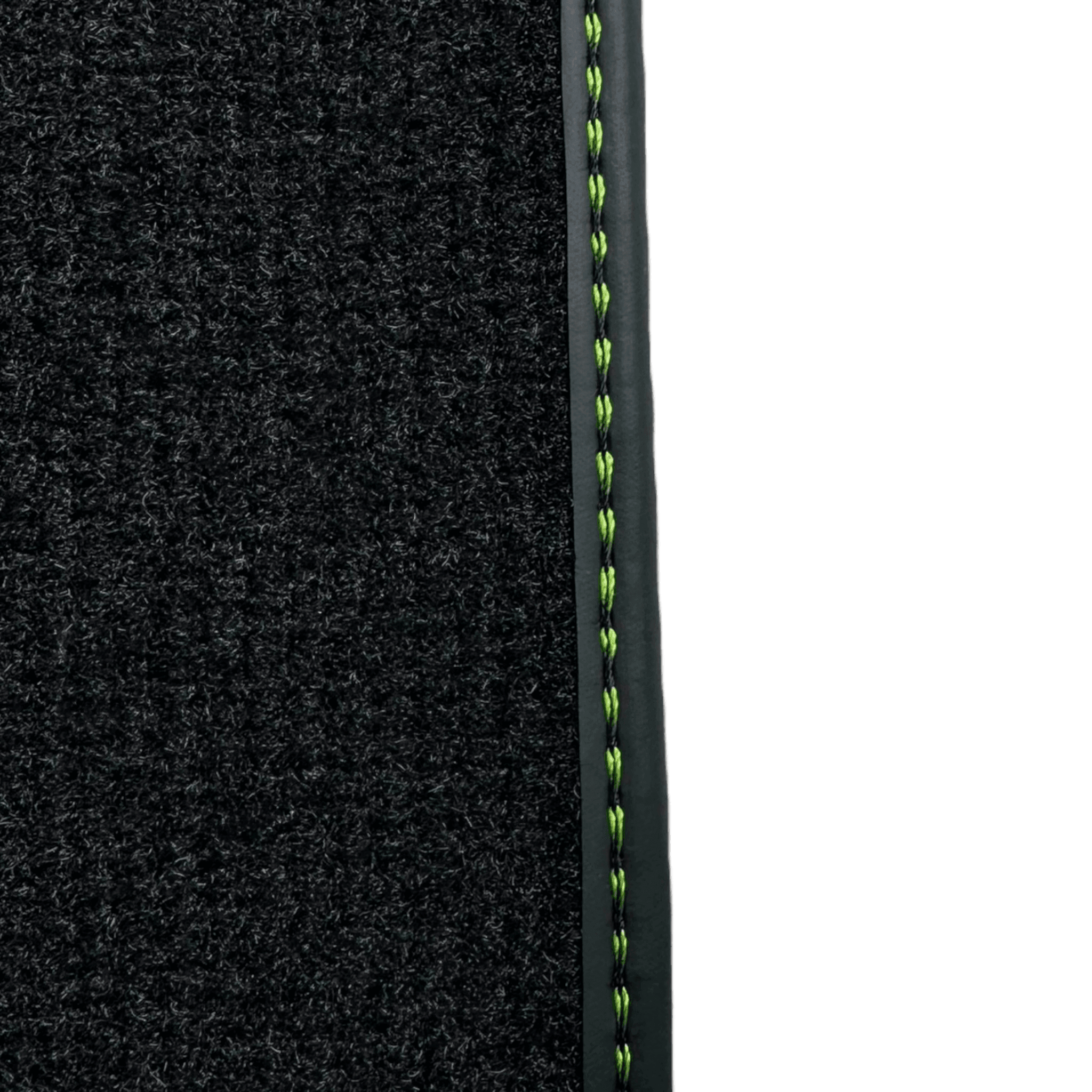 Customizable Leather Floor Mats for Lamborghini Urus with Green Stitching - AutoWin
