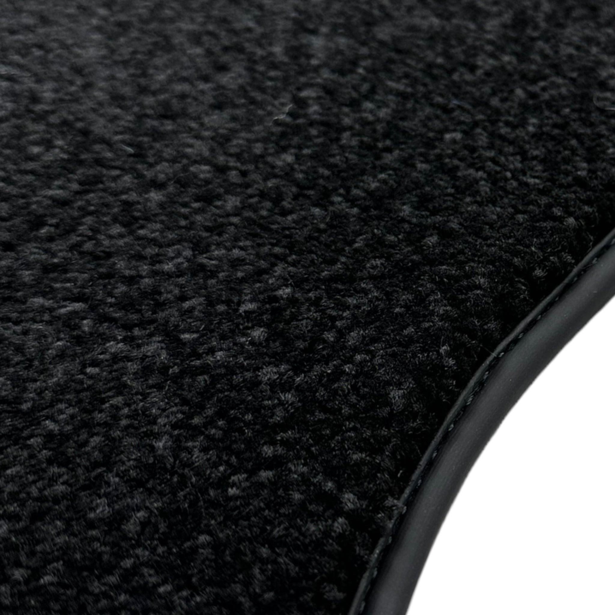 Black Luxury Floor Mats For Mercedes Benz E-Class W213 Sedan (2016-2020) Hybrid | ER56 Design - AutoWin