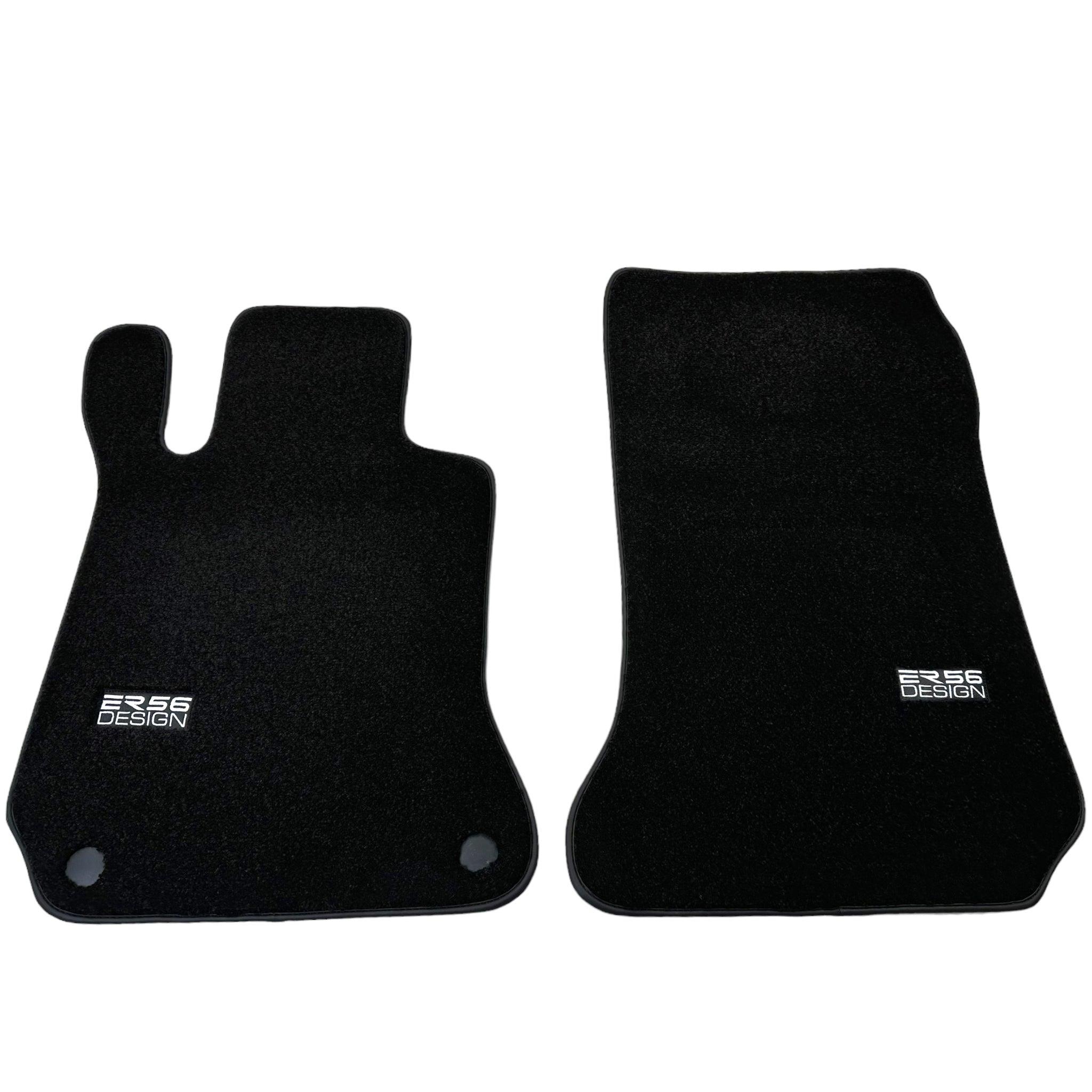 Black Luxury Floor Mats For Mercedes Benz E-Class W213 Sedan (2016-2020) Hybrid | ER56 Design - AutoWin