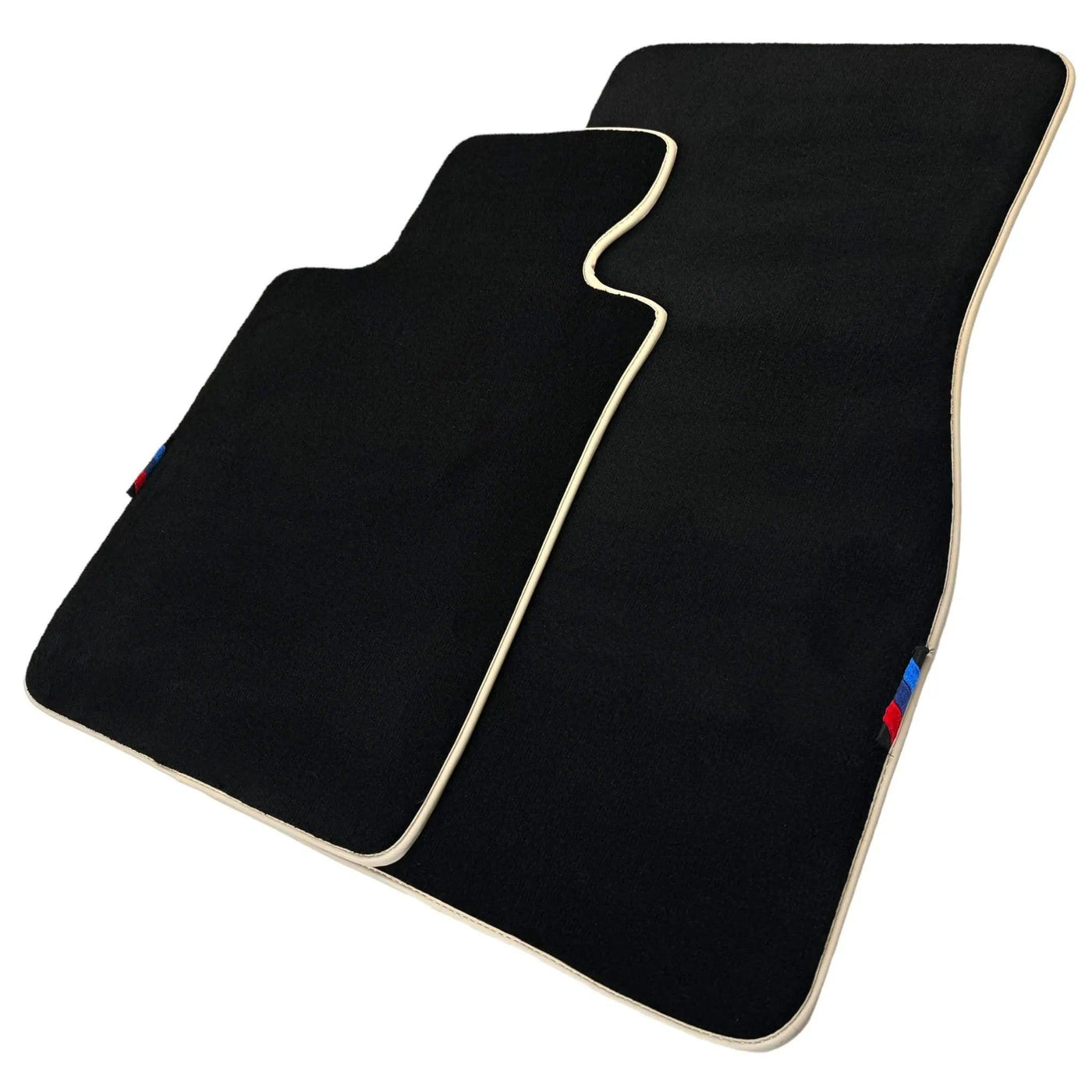 Black Mats For BMW M5 G90 (2023-2026) Sedan | Beige Trim - AutoWin