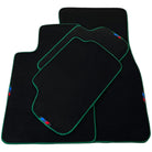Black Mats For BMW 5 Series G30 | Green Trim - AutoWin