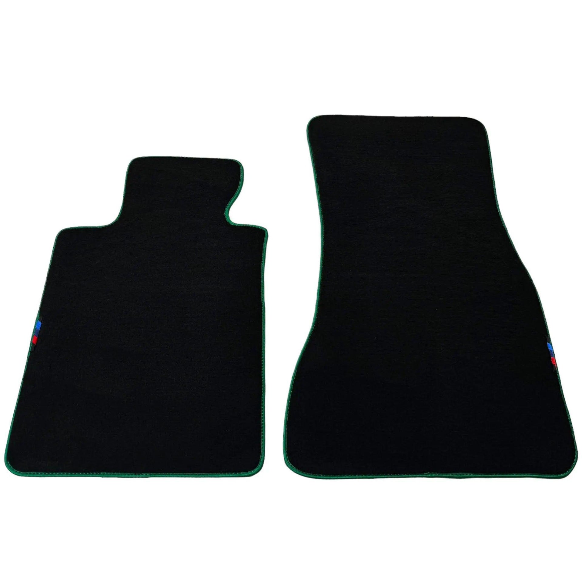 Black Mats For BMW Gran Tourer F46 (2015-2022) 7 Seats | Green Trim - AutoWin