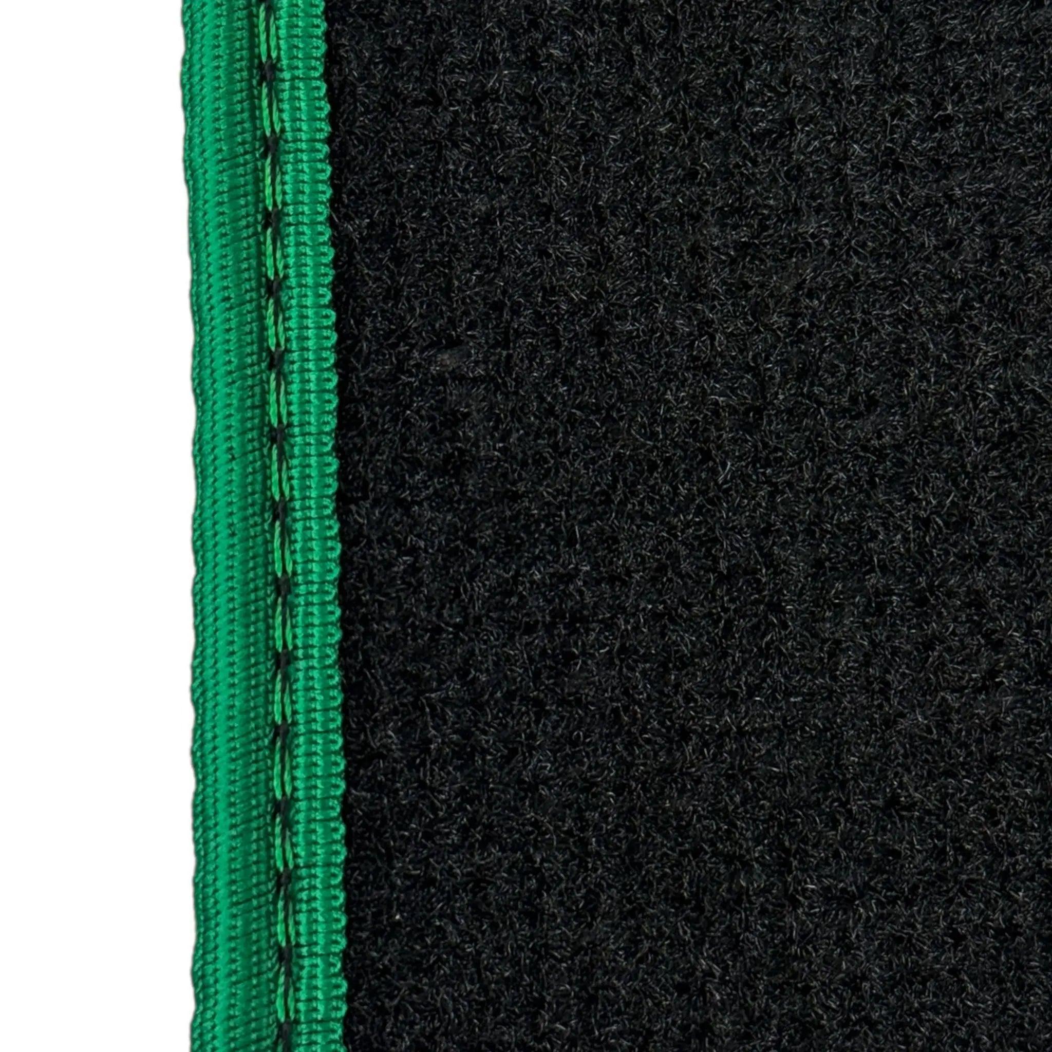Black Mats For BMW 5 Series G30 | Green Trim - AutoWin