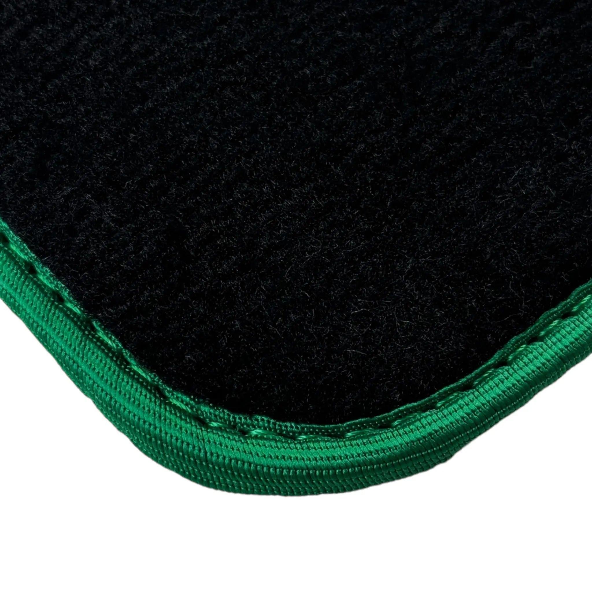 Black Mats For BMW 5 Series G30 | Green Trim - AutoWin