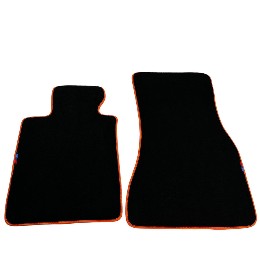 Black Mats For BMW U06 (2022-2026) | Orange Trim - AutoWin