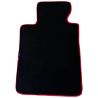 Black Mats For BMW G60 (2023-2026) Sedan | Red Trim - AutoWin