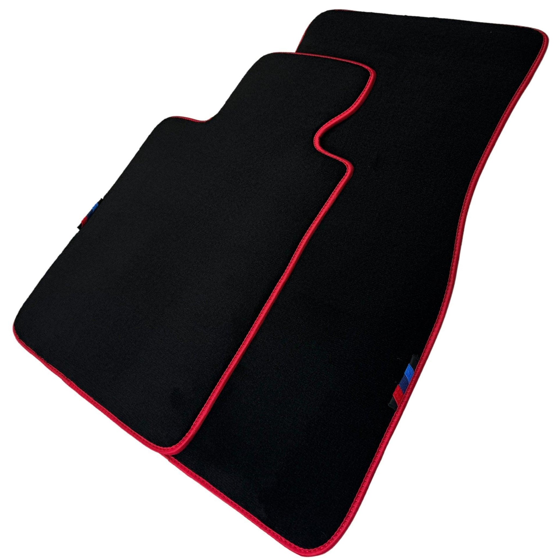 Black Mats For BMW G60 (2023-2026) Sedan | Red Trim - AutoWin
