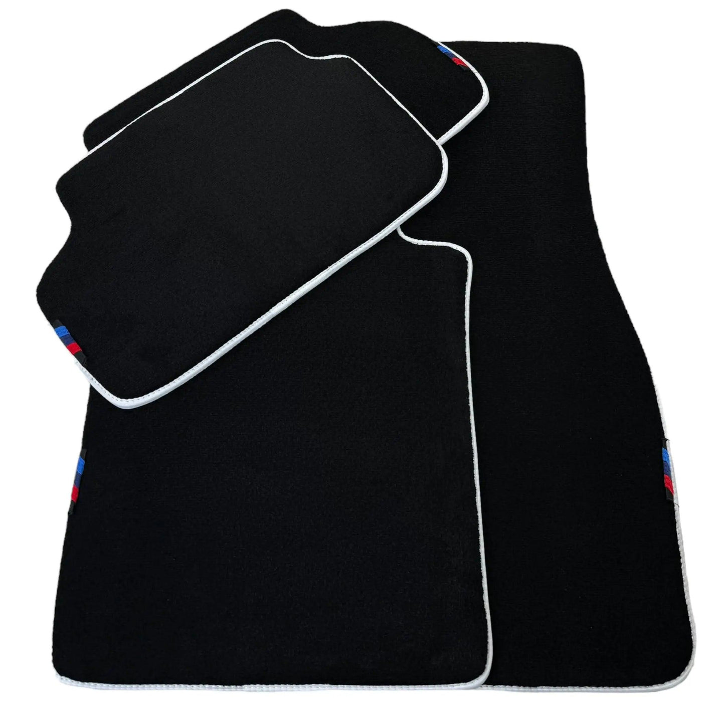 Black Mats For BMW U06 (2022-2026) | White Trim - AutoWin