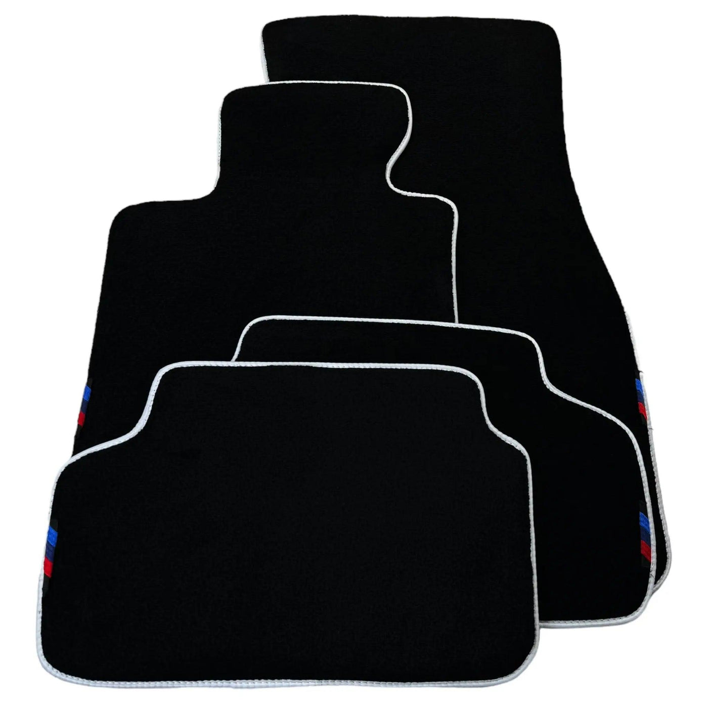 Black Mats For BMW U06 (2022-2026) | White Trim - AutoWin