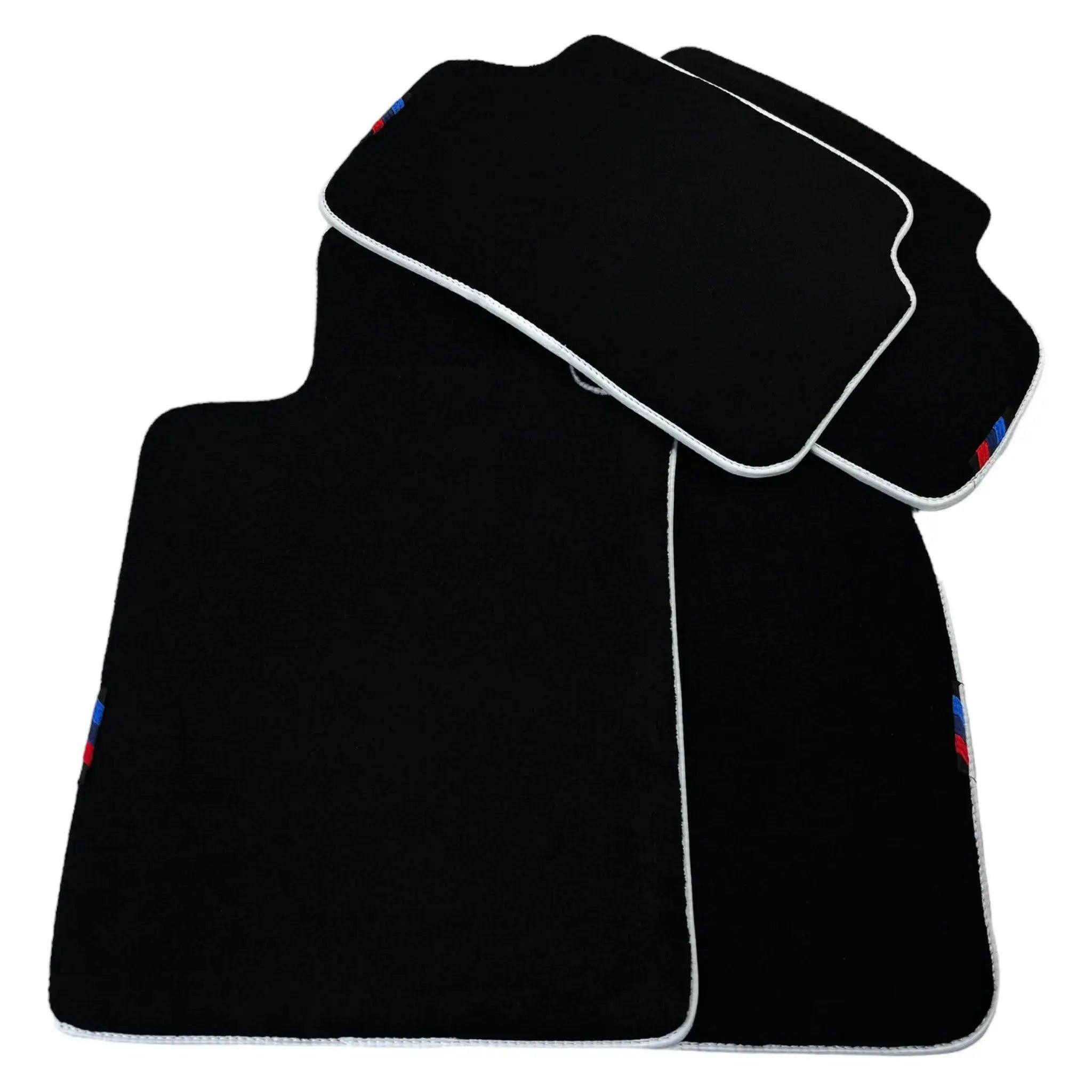 Black Mats For BMW iX1 - U11 SUV | White Trim - AutoWin