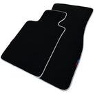 Black Mats For BMW M5 E34 | White Trim - AutoWin