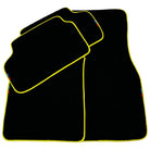 Black Mats For BMW M6 E64 Convertible | Yellow Trim - AutoWin