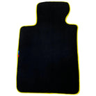 Black Mats For BMW M6 E64 Convertible | Yellow Trim - AutoWin