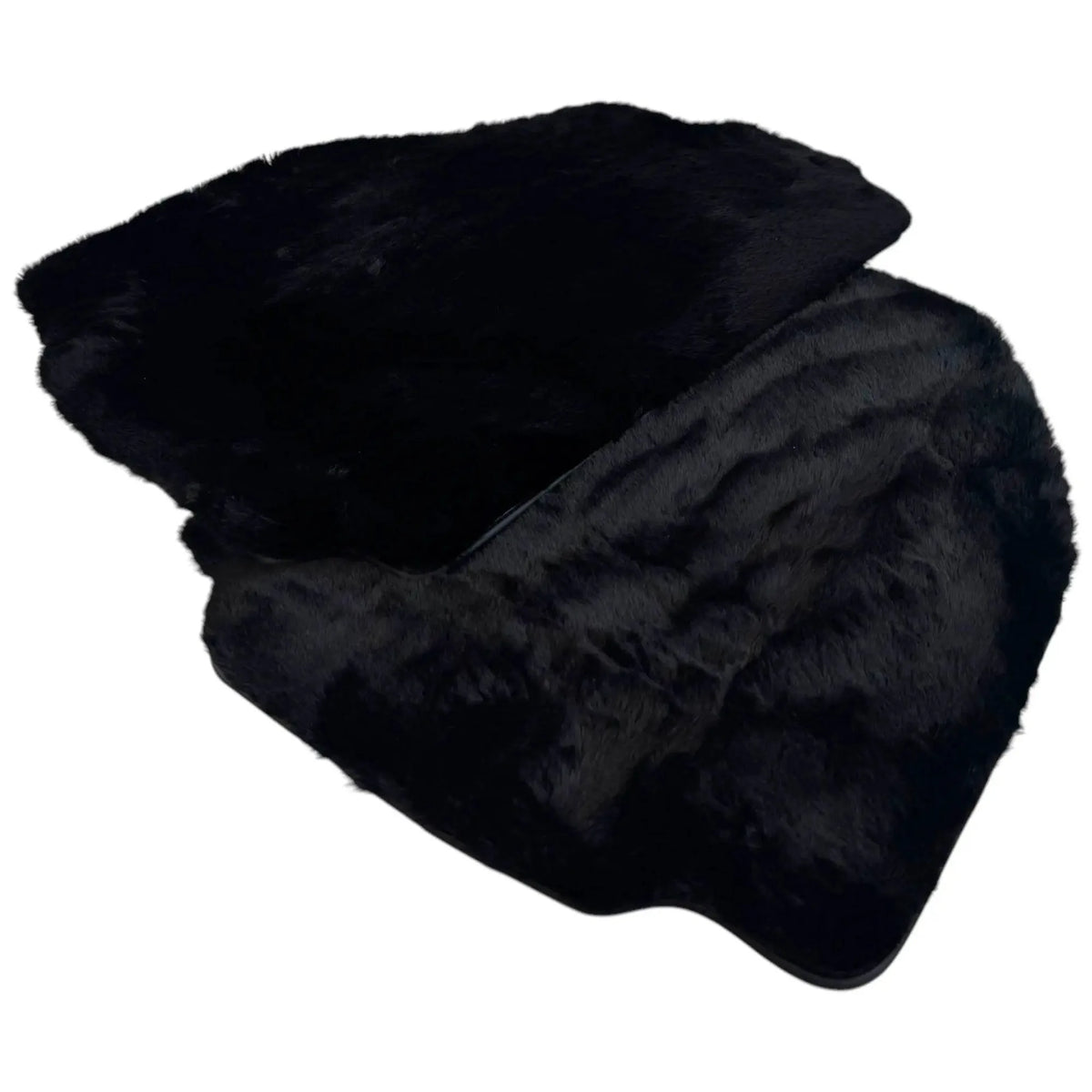Black Sheepskin Floor Mats for Ferrari 458 GT2 (2012-2015)