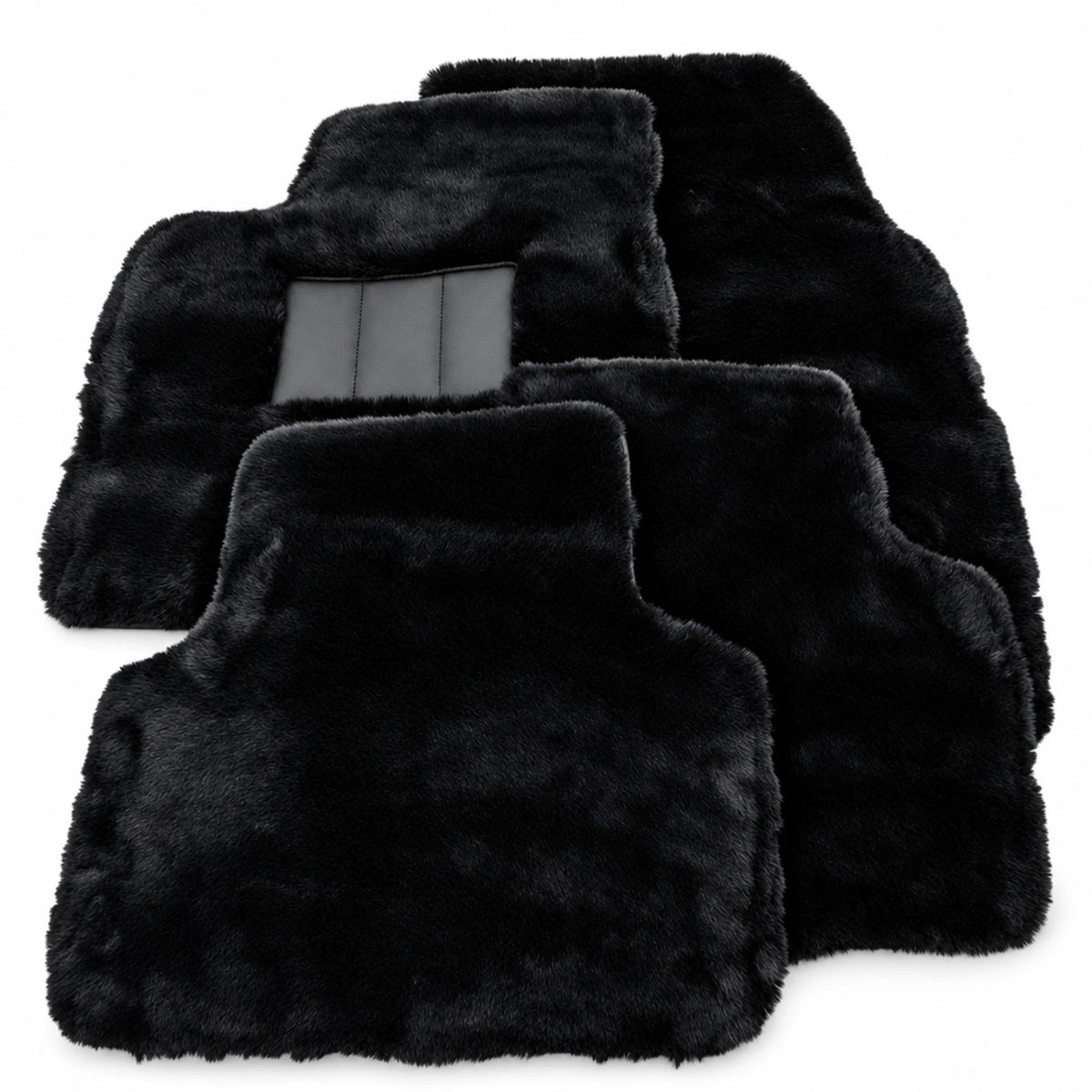 Black Sheepskin Floor Mats for Lamborghini Urus (2018-2027) | ER56 Design - AutoWin