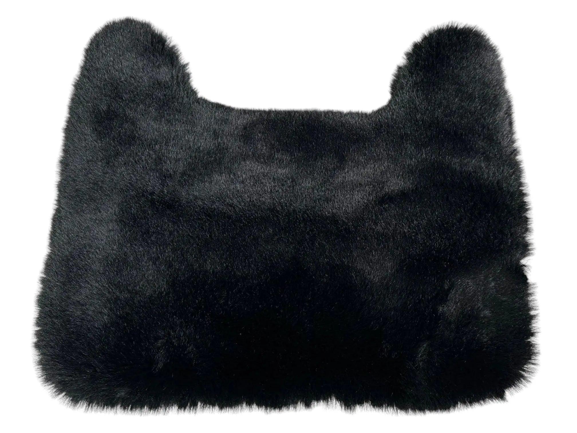 Black Sheepskin Floor Mats For Mercedes-Benz G Class W463 (2008-2018) ER56 Design - AutoWin