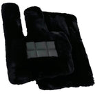 Black Sheepskin Floor Mats For Mercedes Benz GLS-Class X167 Maybach (2020-2023) | ER56 Design