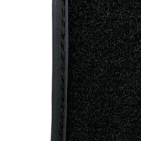 Black Sheepskin Floor Mats for Rolls-Royce Ghost Series I (2010–2020) No Steps Edition