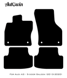 Blue Floor Mats for Audi A3 - 5-door Sedan (2013-2020) | ER56 Design - AutoWin