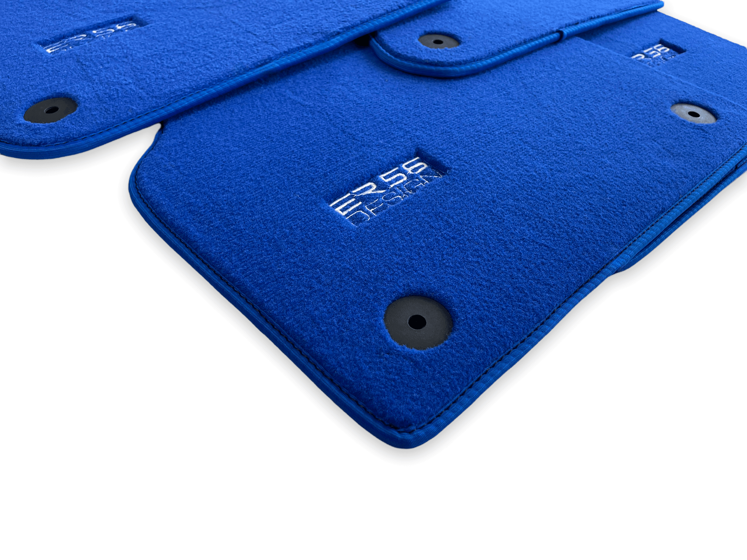 Blue Floor Mats for Audi A3 - 5-door Sedan (MHEV) Mild Hybrid Electric Vehicle (2021 - 2024) | ER56 Design - AutoWin